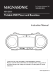 Portable DVD Player and Boombox Instruction Manual