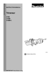 Makita 3708FC Instruction manual