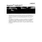 Magellan RoadMate 3000T - Automotive GPS Receiver User manual