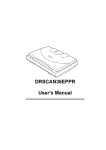 Digital Research Technologies DRSCAN36EPPR User`s manual