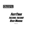 Promise Technology FastTrak TX2300 User manual