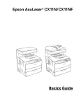 Epson AcuLaser CX11F User`s guide