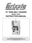 pro.point Air Belt Sander Instruction manual