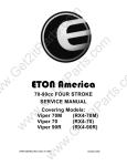 E-TON Viper 70M Service manual