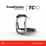Bowflex TreadClimber TC1000 Owner`s manual