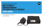 Motorola Mototrbo DM4601 User guide