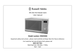 Russell Hobbs RHM3002 User manual