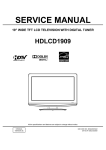 Sansui HDLCD1909 Service manual