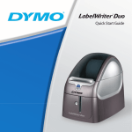 Dymo LabelWriter Duo 1739700 User guide