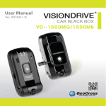 VisionDrive VD-1500MG/1500MB User manual