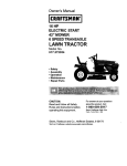 Craftsman 917.272054 Owner`s manual