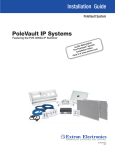 Extron electronics PoleVault Systems PVS 300 Installation guide