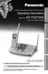 Radio Shack 2.4 GHz 2-Line Digital Spread Spectrum Cordless Phone with Call Waiting/Caller ID Operating instructions