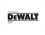 DeWalt DW849-XE Instruction manual