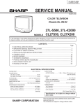 Sharp 27L-S500 Service manual