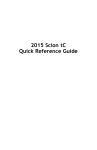 Scion tC 2015 Owner`s manual