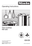 Miele KM 541 Operating instructions