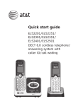 AT&T EL52501 User`s manual
