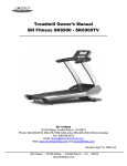 BH FITNESS SK6900TV Owner`s manual