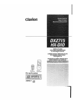 Clarion DPH910 Owner`s manual