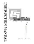 Campbell CS650 Instruction manual