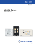 Extron electronics MEDIALINK MLC 52 User guide