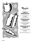 Whirlpool WAR449W Use & care guide