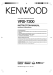 AEG 7200 Instruction manual