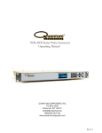 Quantum Composers 8530 Series System information