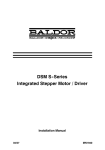 Baldor DSM S Series Installation manual