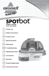 Bissell SPOTBOT 78R5 SERIES User`s guide