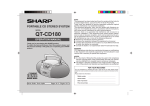Sharp QT-CD180H Specifications