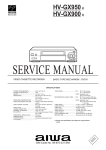 Aiwa HV-GX900 K Service manual