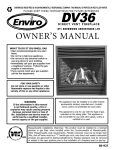 Enviro 50-927 Owner`s manual