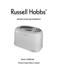 Russell Hobbs RHCH16 Instruction manual