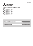 Mitsubishi Electric PV-S4600-IT Technical data