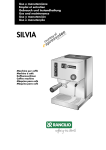 Rancilio Silvia Technical data