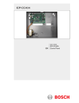 Bosch ICP-CC404 User`s guide