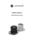 Carmanah 502 Owner`s manual