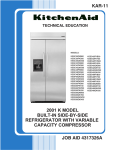 Whirlpool Kitchen Aid KAR-19 Service manual