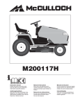 McCulloch M200117H Instruction manual