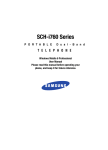 Samsung 760 Series User manual