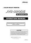 MIMAKI JV5-320S Specifications