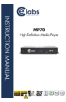 CE Labs MP70 Instruction manual