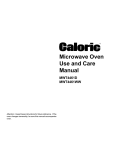 Microwave Oven Use and Care Manual