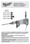 Milwaukee 5342-21 Operator`s manual