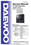 Daewoo DVQ-19H1FCN Service manual