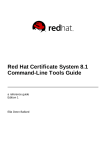 Red Hat Certificate System 8.1 Command