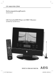 AEG CTV 4894 DVB-T/DVD Instruction manual