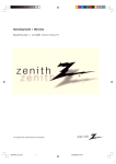 Zenith J3W41321A Operating instructions